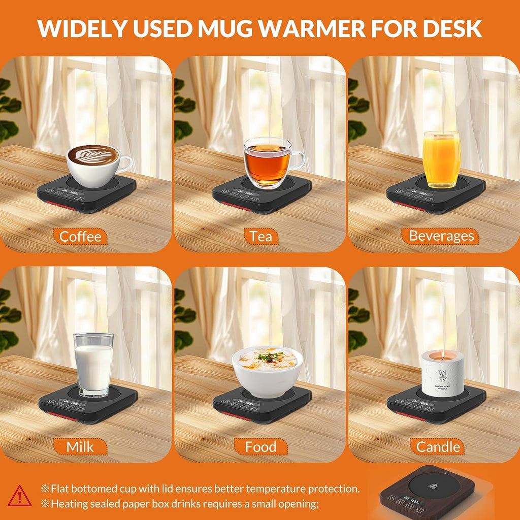 Coffee Mug Warmer,Cup Warmer with 7 Temp Settings,8H Auto Shut off ...